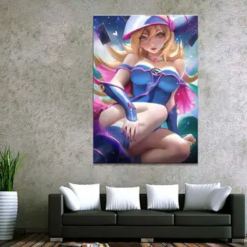 1 Panel Japonskom Anime Yu-Gi-Oh! Sexy Čarovná Dievča Vytlačené Plátno Maľovanie Steny V Obývacej Izbe Dekor Obrázok, Plagát, Veľkoobchod