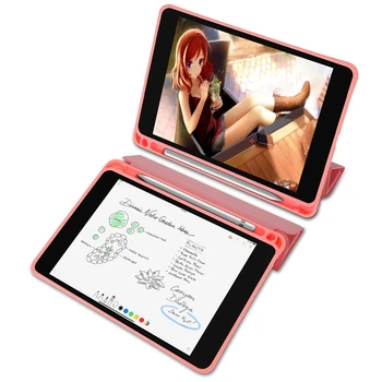 Pre Apple IPad Mini 7.9 Palcový Tablet PC Prípade s Dotykovým Perom Anti-Stratil Kartu Dizajn PU Ochranné puzdro