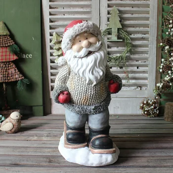 Americký Európskom Štýle Santa Claus Vianočný Stromček, Sneh Živice Remeselné Dekorácie Okna Zobraziť Obchod Ornament
