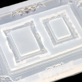 UV Živice DIY Plavidlá Crystal Epoxidové Plesne Stolný Držiak Transparentné Silikónové Formy
