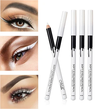1pcs Biela Kontúrovacia Ceruzka Hladké Nepremokavé Dlhotrvajúci Quick Dry Eye Liner Pen Oči Contour Kozmetika pre Ženy make-up Nástroje