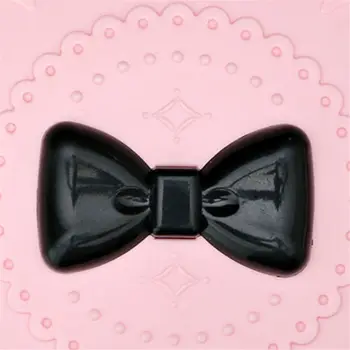 Ženy Falošné Mihalnice Plastové Skladovanie Prípade Ružovej Farby Box Malý Bowknot Make-Up Nástroje Veľkoobchod
