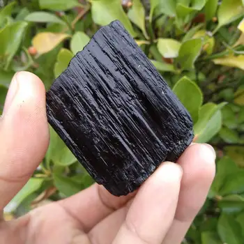 200g Veľký, Hrubý Čierny Turmalín Pravidelné Triedy Prírodné Suroviny Crystal Ochrany