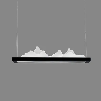 Moderné led železa závesné osvetlenie luster lesk pozastavenie led steny mesiac lampa moderné led luster, spálne, jedálenský rooom