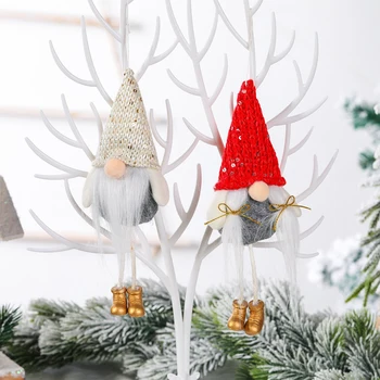 Vianočné Dekorácie Doll Anonymný Gnome Santa Claus Vianočný Strom Zavesenie Ozdoby Na Vianočný Prívesok