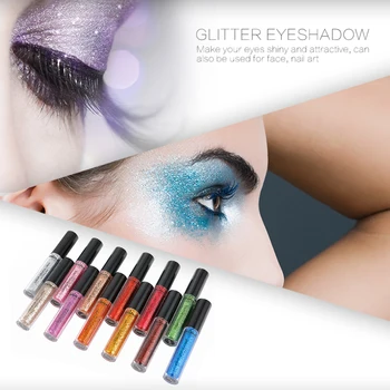 Vysoko Pigmentované Lesk Diamond Eye Shadow Make-Up Voľné Leskom Pigment Eyeshadow Oko Minerálny Prášok Kovový Lesk Eyeshadow