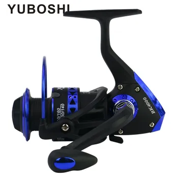 YUBOSHI značky, čiernej a modrej farbe, BK série plné kovové vlákno pohár čerstvej vody a slanej vode spinning fishing cievky