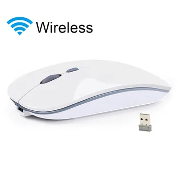 Bezdrôtová Myš Bluetooth Nabíjateľná Mouses Bezdrôtový Počítač Tichý Myši, Ergonomický Mini Myš USB Optická Myš Pre notebook PC