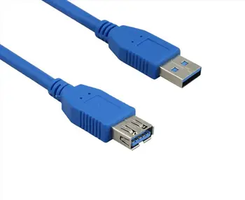 Vysokorýchlostné USB3.0 predlžovací kábel USB mužov a žien prenos dát line kábel