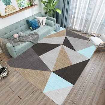 Bohémsky štýl 3D vytlačené koberce pre obývacia izba moderný geometrický vzor koberec na podlahe koberec pre salón spálňa Protišmykové Rohože