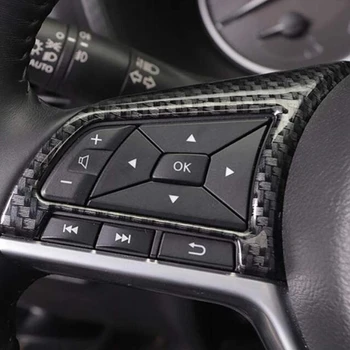 3KS Auto Volant, Kryt Výbava Dekorácie Tlačidlo Rám Nálepka pre Nissan Sylphy Sentra 2020
