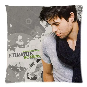Bavlnené Obliečky Vankúš Enrique Iglesias Tlač Posteľ Domova Vankúš Vlastné Dekoratívne Pillowscases 45*45 CM
