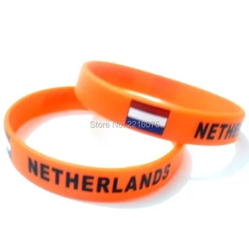 300pcs Vlajkou Holandska náramok silikónové náramky doprava zadarmo DHL express