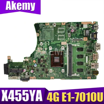 Nové X455YA 4GB RAM/E1-7010U základná Doska Pre ASUS X455YI X455YA Laotop Doske Doske