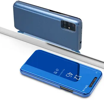 Samsung A515 Galaxy A51, kryt prípade, plnú ochranu, Vymazať Zobrazenie Modrá