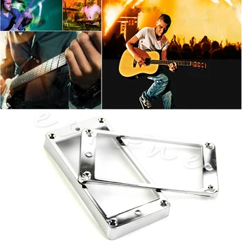2 ks Vyzdvihnutie Á Chrome Frame Montážne Krúžky Humbucker Pre LP Elektrická Gitara
