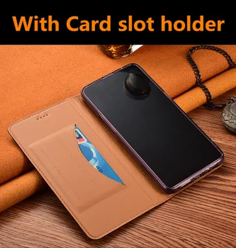 Originálne kožené magnetické flip cover držiteľa karty pre Xiao Mi10 Pro prípade mobilného telefónu pre Xiao Mi10 kryt závesu coque funda