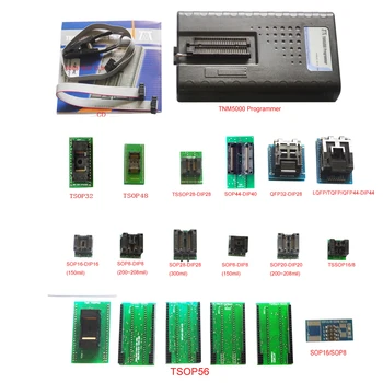 TNM5000 USB Programátor EPROM záznamník+14pcs zásuvky,Podpora Flash Pamäte EEPROM,Mikroprocesor,PLD,pomocou fpga,ISP,Laptop/Notebook IO