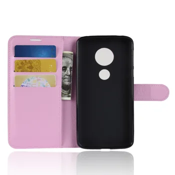 YINGHUI Wallet PU Kožené puzdro Pre Motorola Moto E5 Hrať 5.2