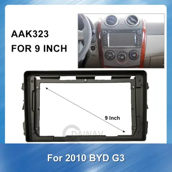 Android 2 din autorádia stereo Montáž, inštalácia adaptéra fascia Pre BYD G3 2010 Auto DVD Prehrávač rámik rádia rám Audio