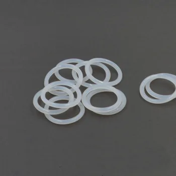 10pcs 3,5 mm priemer drôtu biela silikónové O-krúžok vonkajší vodotesné izolácie gumička 42mm-vonkajší priemer 51mm