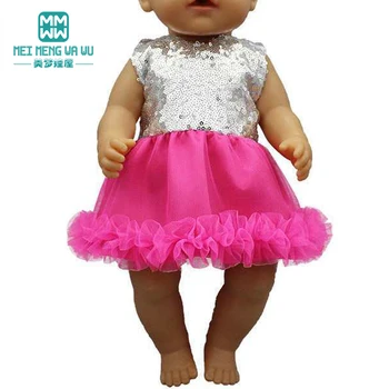 Oblečenie pre bábiky hodí 43-45 cm baby new born bábiku doplnky, Módne cartoon tri-dielny oblek