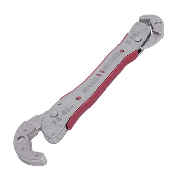 9-45mm, Nastaviteľné ic Kľúča Multi-funkčný Účel Kľúč Nástroje Univerzálny Kľúč Rúry Domov ručného Náradia Rýchle Prichytenie Rukoväť Kľúča