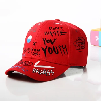Nové graffiti šiltovku mužov a žien príliv čiapky pár slnko klobúky detí rodič-dieťa hip-hop čiapky