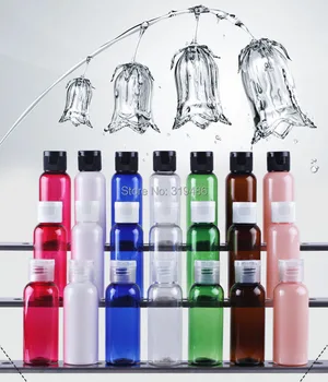 300pcs/veľa 50ml Plastové Fľaše, PET Biele Flip Spp Fľaše,High-Grade Comestic Fľaša LW-D-50B