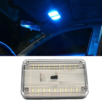36 SMD Auto Dome LED Svetlo, Stropné Interiérové Obdĺžnikový Auto White Stropné Svietidlo pre 12V Autá