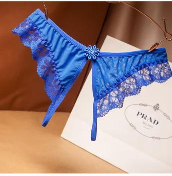ženy Sexy Micro Čipky Leopard G string čipkové tangá nohavičky underwears nové štýly 2019