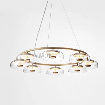 Moderný Minimalistický Prívesok Svetlo Lampy Nordic Strop Oblečenie, Dekorácie skla loptu Lampy, Obývacej Izby, Spálne, Jedálne