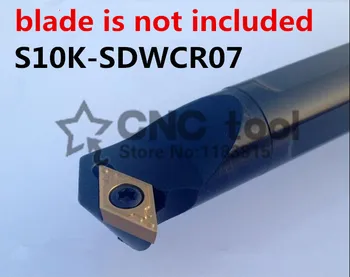 S10K-SDWCR07/ S10K-SDWCL07 otočením držiaka nástroja 10 mm vnútorné nástroje na Sústruženie, Skrutky Zamknuté CNC Sústruhu Držiaka Nástroja Pre DCMT0702 Inser