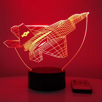 Horúce 3D LED Nočné Svetlo Bojovník S 7 Farieb Pre Domáce Dekorácie Stola Čítanie Úžasné Vizualizácie Optické Ilúzie Darček k Narodeninám