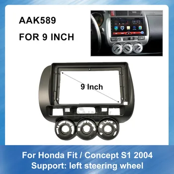Auto DVD Rám Montáž Audio Adaptér Dash Výbava Súpravy Pre Honda-Ľavej Peptid Fit-Koncept S1 2004 GPS Navigačný Panel Fascia
