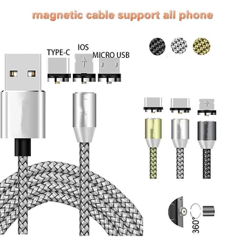 Magnetické Rýchle Nabíjanie Nabíjací Kábel Micro USB Kábel Pre BQ 4585 5000G 5001L 5002G 5005L 5007L 5008L