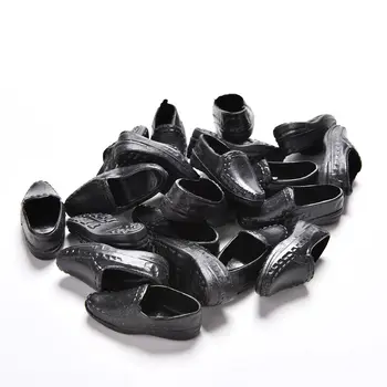 10 Párov/veľa Black Fashion Plastové Bábiky Topánky Vysokej Kvality Priateľ Ken Muž Bábika Obuv, Odevné Doplnky