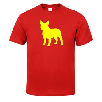 Francúzsky Buldog pánske T-Shirts Plus Veľkosť Tee Tričko Homme Lete Krátky Rukáv Mužov, T Košele Muž TShirts