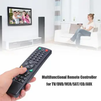 6 in 1 Multifunkčné Univerzálne Diaľkové Ovládanie pre TV, DVD, VCR, SAT, CD AUX