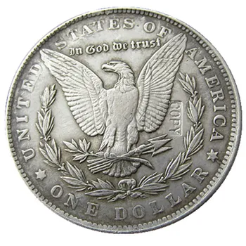 HB(17) NÁM 1921 Morgan Dolár lebky zombie kostra Kópie Mincí
