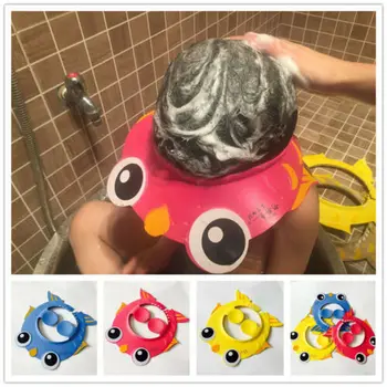 Roztomilý Nastaviteľné Baby Detský Šampón Vaňa Na Kúpanie Sprcha Spp Klobúk Umývanie Vlasov Štít