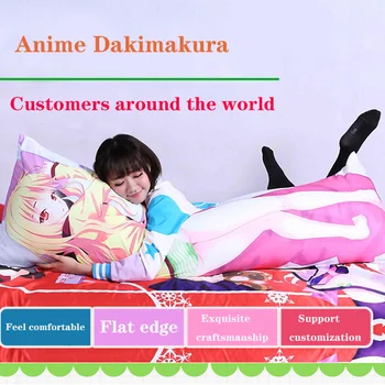 VÍLA CHVOST 50x150 50x160 45x45 Dievča Vankúš posteľná bielizeň Anime Dakimakura Waifu Objímanie Telo Dekoratívny Vankúš Vankúš