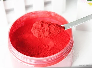 Bezpečné použitie pre rúž C19-7712 Hi-Q Červený Rúž, make-up Prášok pearl pigment prášok Minerál Pre DIY Doprava Zadarmo