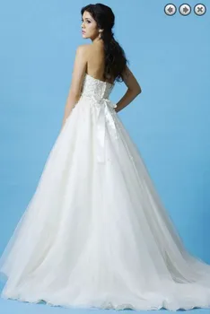 Doprava zadarmo nové módne 2020 svadobné nevesty biele dlhé šaty plus veľkosť korálkové svadobné šaty s krištáľovo Odnímateľné pásu