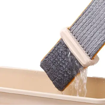 Nový Upgrade Lenivý Ručné umývanie-Voľný Plochý Mop Hands-Free Umývateľný Mop na Umývanie Podlahy Jednej Strane