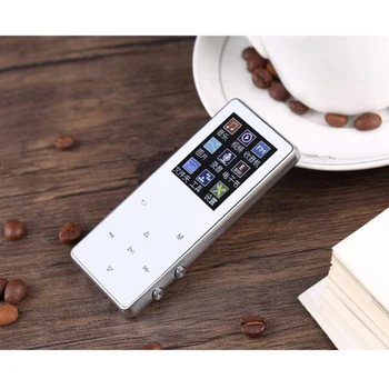 1.8 palcový Displej 8GB/16GB Prenosný MP3 Prehrávač Hudby FM E-Book Reader MP 4 Kovové HiFi Lossless Beží Auto Walkman