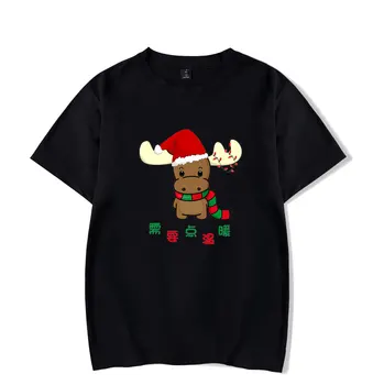 Nové tričko harajuku vianočné tričko mužov bavlna Krátky Rukáv T-shirt Letné T-shirt 2019 Ležérne Oblečenie Plus Veľkosť