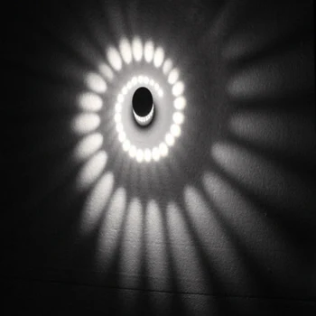 Moderné LED Stropné svietidlo 3W stenu Sconce pre Galéria Umenia Dekorácie Predné Balkón lampa Verande svetlo chodby Svietidlo