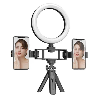 K316 Krúžok Vyplniť Ľahký Statív Stojí Stmievateľné Mobilný Telefón Selfie Svetlo Video Selfie Make-Up Vyplniť Lampa