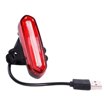 USB Nabíjateľné Bicykel zadné Svetlo LED, Požičovňa Lampa Zadné zadné Svetlo na Bicykli Výstražné Blikajúce Bezpečnosti Noc Bike LED zadné Svetlo